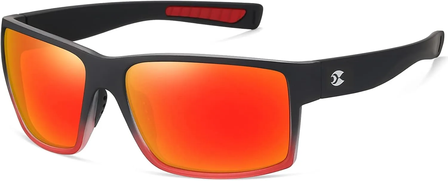 suoso Polarized Sunglasses Men Sports Sunglasses Womens: UV400 Protection Sunglasses for Women Wrap Around Cycling Glasses