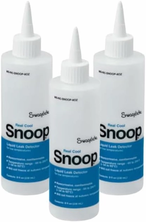 Swagelok Real Cool Snoop Liquid Leak Detector, –65 to 200°F (–54 to 93°C), 8oz (236ml) Bottle (Pack of 3), PN: MS-RC-SNOOP-8OZ
