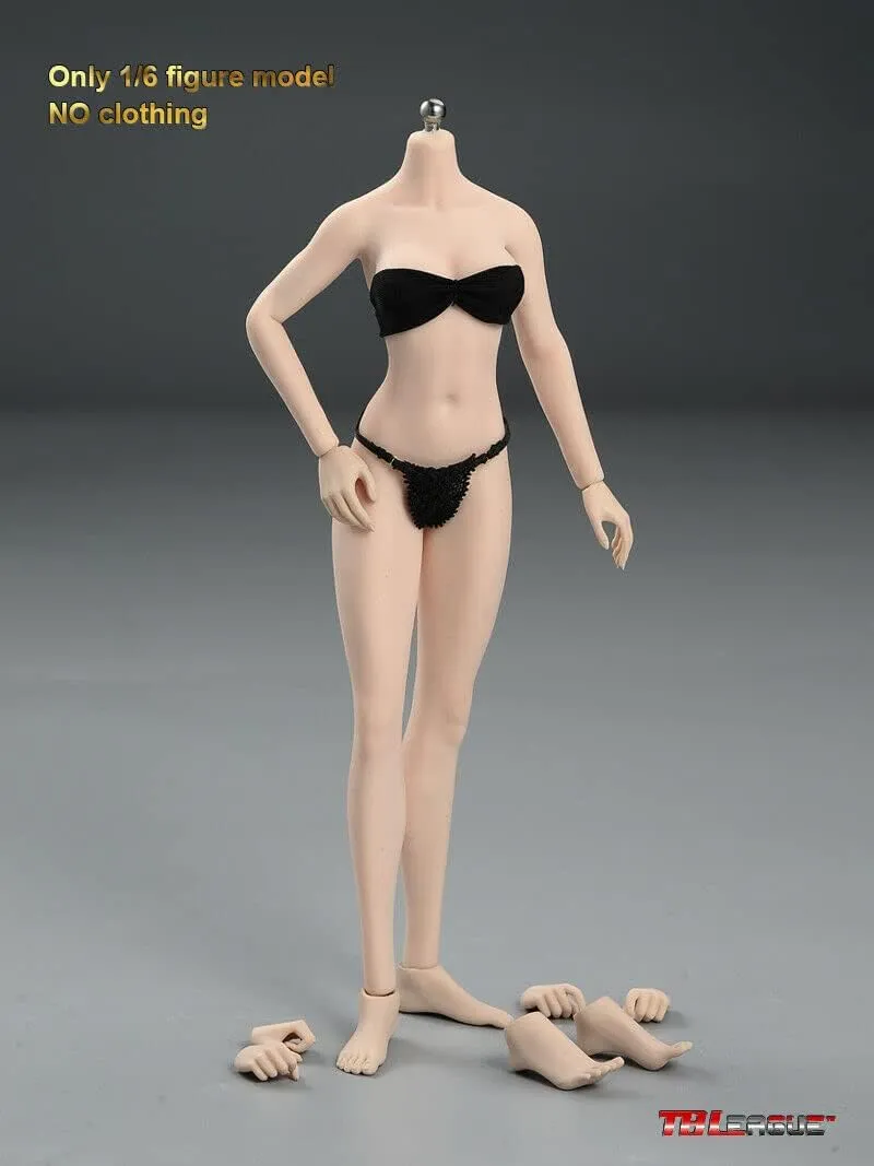 TBLeague Phicen 1/6 Female Seamless Pale Body Middle Bust S26 Action Figure Stainless Steel Super Flexible Doll