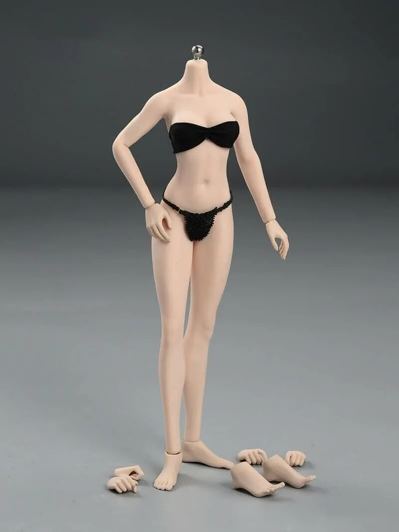 TBLeague Phicen 1/6 Female Seamless Pale Body Middle Bust S26 Action Figure Stainless Steel Super Flexible Doll