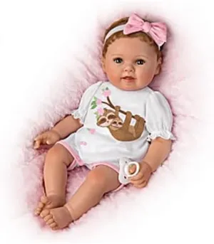 The Ashton-Drake Galleries Don't Hurry, Be Happy Lifelike Baby Girl Doll by Ping Lau
