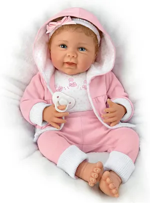 The Ashton-Drake Galleries I Sure Do Love Ewe Baby Doll by Linda Murray, 19 inches, Lifelike RealTouch Vinyl