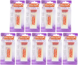 The Doctor's BrushPicks Interdental Toothpicks, 120 count. (Pack of 9)