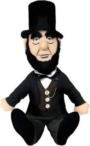 The Unemployed Philosophers Guild Abraham Lincoln Little Thinker - 12" Soft Stuffed Plush Doll