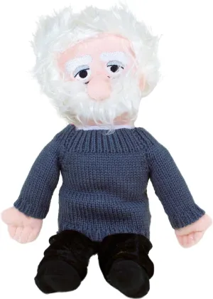 The Unemployed Philosophers Guild Albert Einstein Dolll - 12" Soft Stuffed Plush Little Thinker