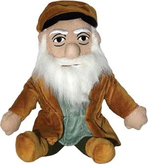 The Unemployed Philosophers Guild Leonardo Da Vinci - Little Thinker - Plush Doll