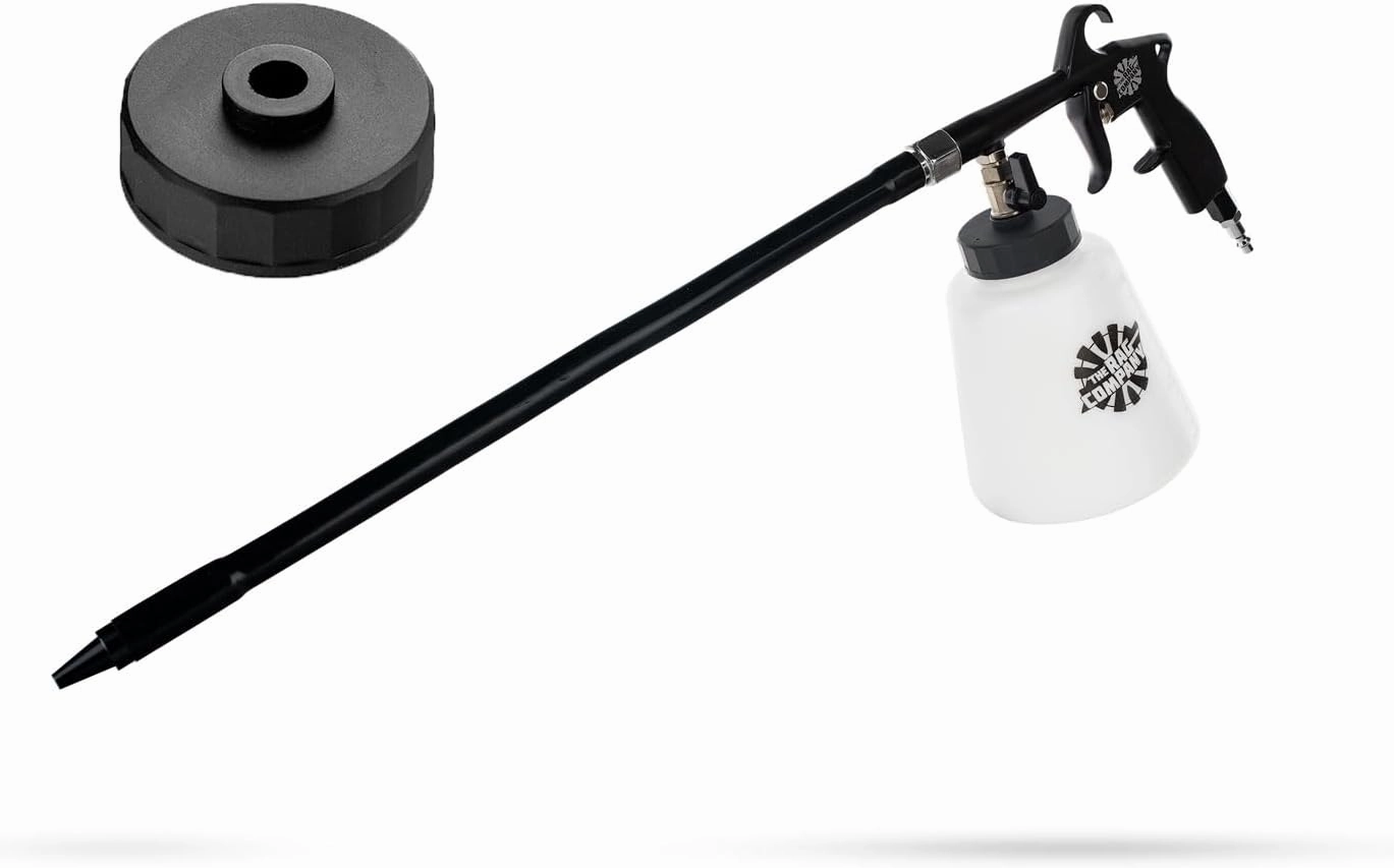 The Rag Company - The Ultra Air Engine Blaster – Exterior Detailing; Customizable Cleaning; Durable Metal Design; Obliterates Grime from Vehicle's Engine Bay - Black