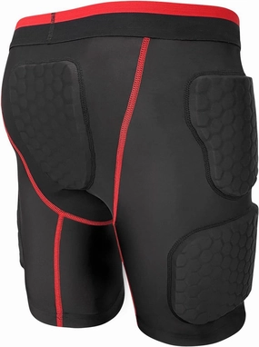 Topeter Men’s Padded Shorts Skate Compression Short Basketball Hip Protective Underwear