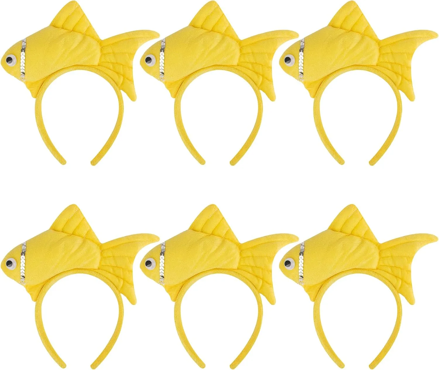 TopTie 6 PCS Animals Ears Headband, Halloween Decorations for Adult & Kid, Jungle Safari Animals Hair Hoop for Party Favors
