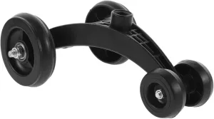 Totority Boys and Girls Car Wheel Replacement Flexible Plastic Wheels for Rocking Cars Easy Installation Stable Three-Legged Base for Upgrade for Skateboards and Scooters