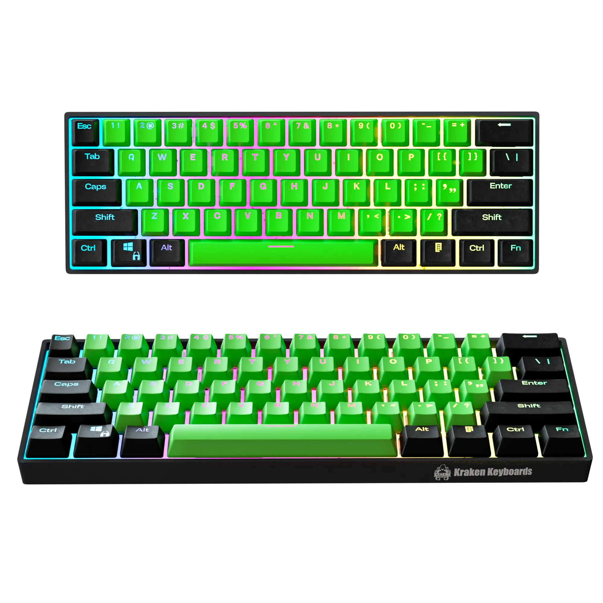 TOXIC EDITION - Kraken Pro 60% Mechanical Keyboard