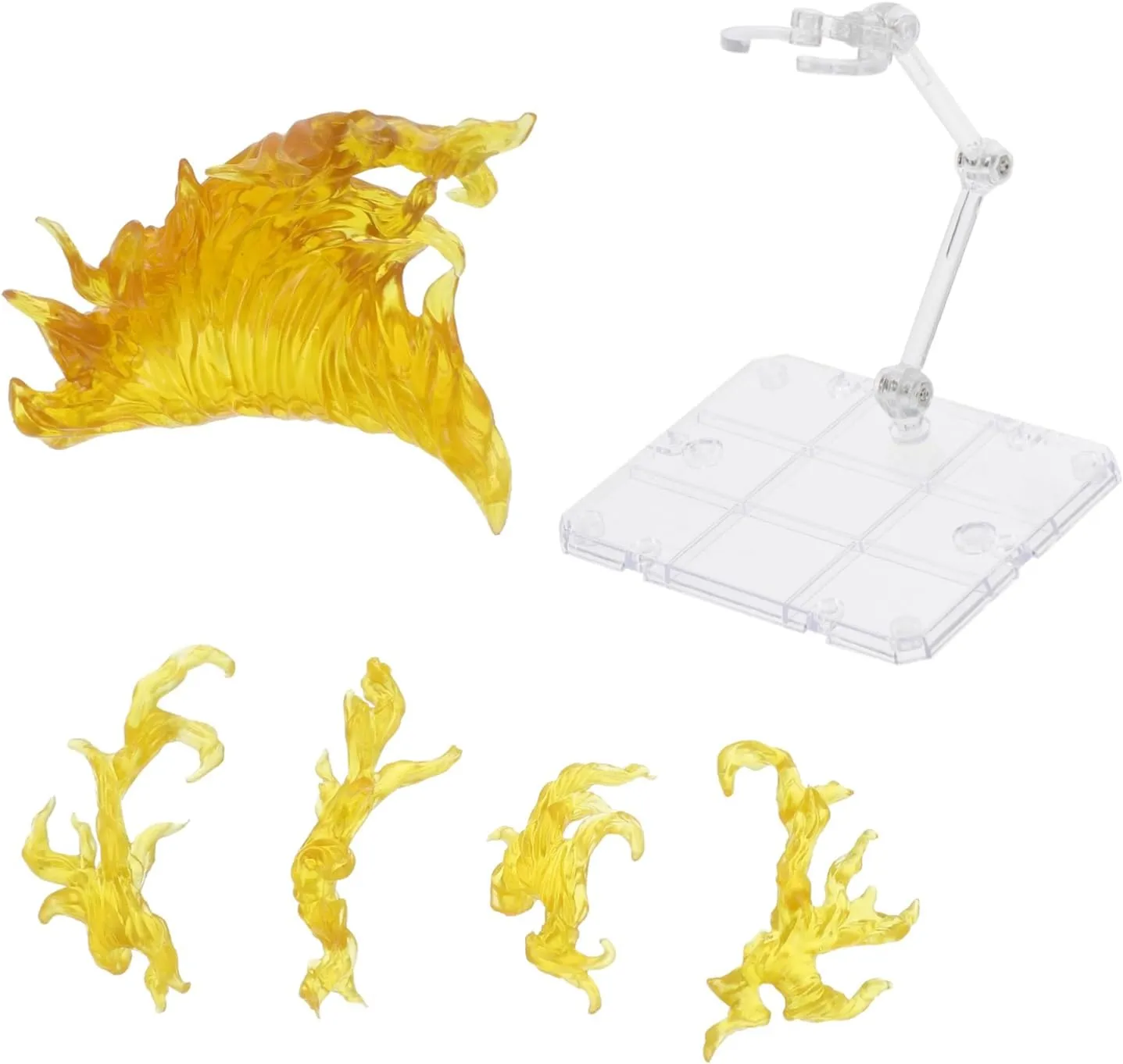 Toy Fire Effect Bracket for Action Figures Flexible Clamp Stand Doll Figure Stand Model Support Display Rack for Collectors