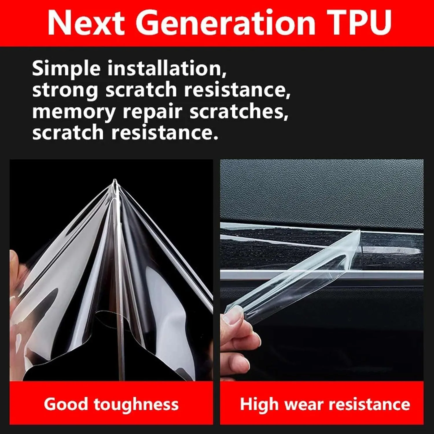 TPU Transparent Film,Fit for Citroen C5X C5-X Car Interior Stickers Center Console Gear Navigation Dashboard