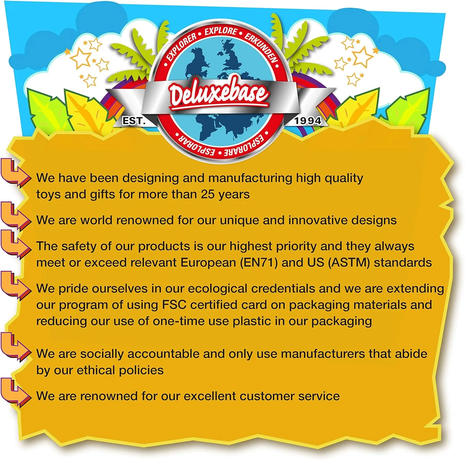Triceratops from Deluxebase. 12 Inch Triceratops Plush Toy. Eco Friendly Child Safe Dinosaur Stuffed Animal Made from Recycled Plastic Bottles.