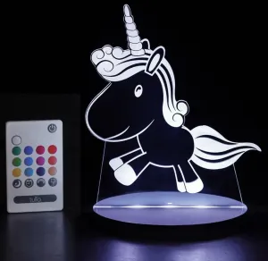 Tulio Dream Lights Night Light - Best Color Changing Kids Table Lamp for Boys/Girls, Remote Control, USB Power, 12 Colors for Bedroom or Décor