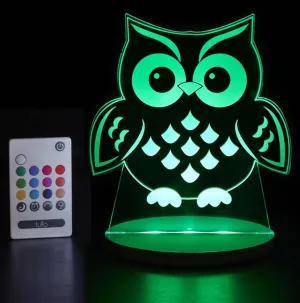 TULIO Dream Lights Night Light - Best Color Changing Kids Table Lamp for Boys/Girls, Remote Control, USB Power, 12 Colors for Bedroom or Decor