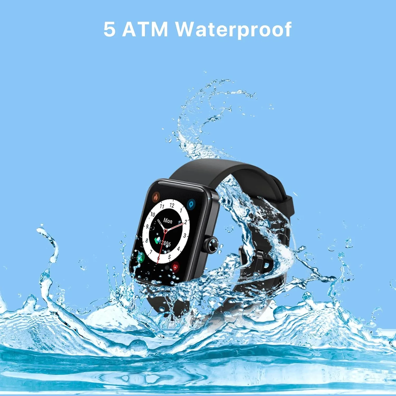 UMIDIGI UFit Pro(40mm) Smart Watch Alexa Built-in,Fitness Tracker with Heart Rate, SpO2 and Sleep Monitor, 5ATM Waterproof HD Color Touchscreen for Men Women Compatible with iPhone & Android