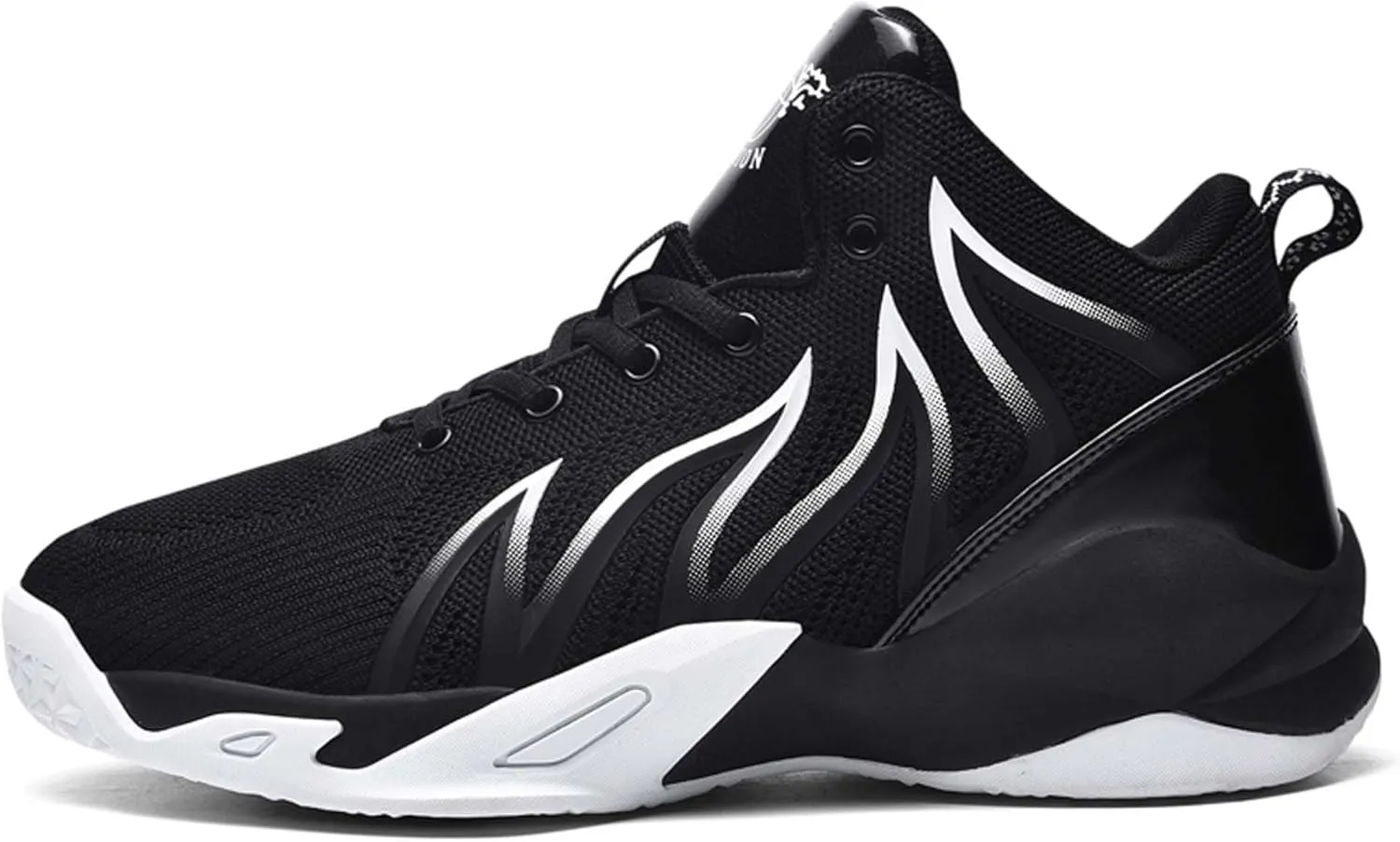 Unisex Adult Basketball Shoes Arch Support Sneakers Anti Slip Breathable Comfortable High Top Sports Running Walking Tennis Shoes