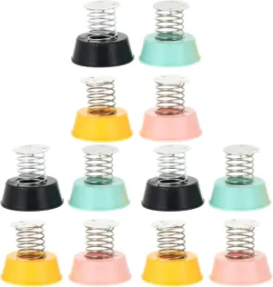 VICASKY 12 Pcs Dashboard Toy Base Car Dashboard Shake Head Doll Spring Stand Dancing Toy Spring Base Interior Accesorios for DIY Car Home Decoration