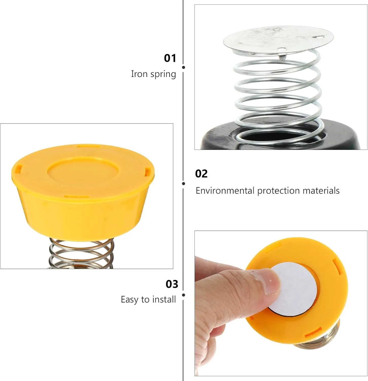 VICASKY 12 Pcs Dashboard Toy Base Car Dashboard Shake Head Doll Spring Stand Dancing Toy Spring Base Interior Accesorios for DIY Car Home Decoration
