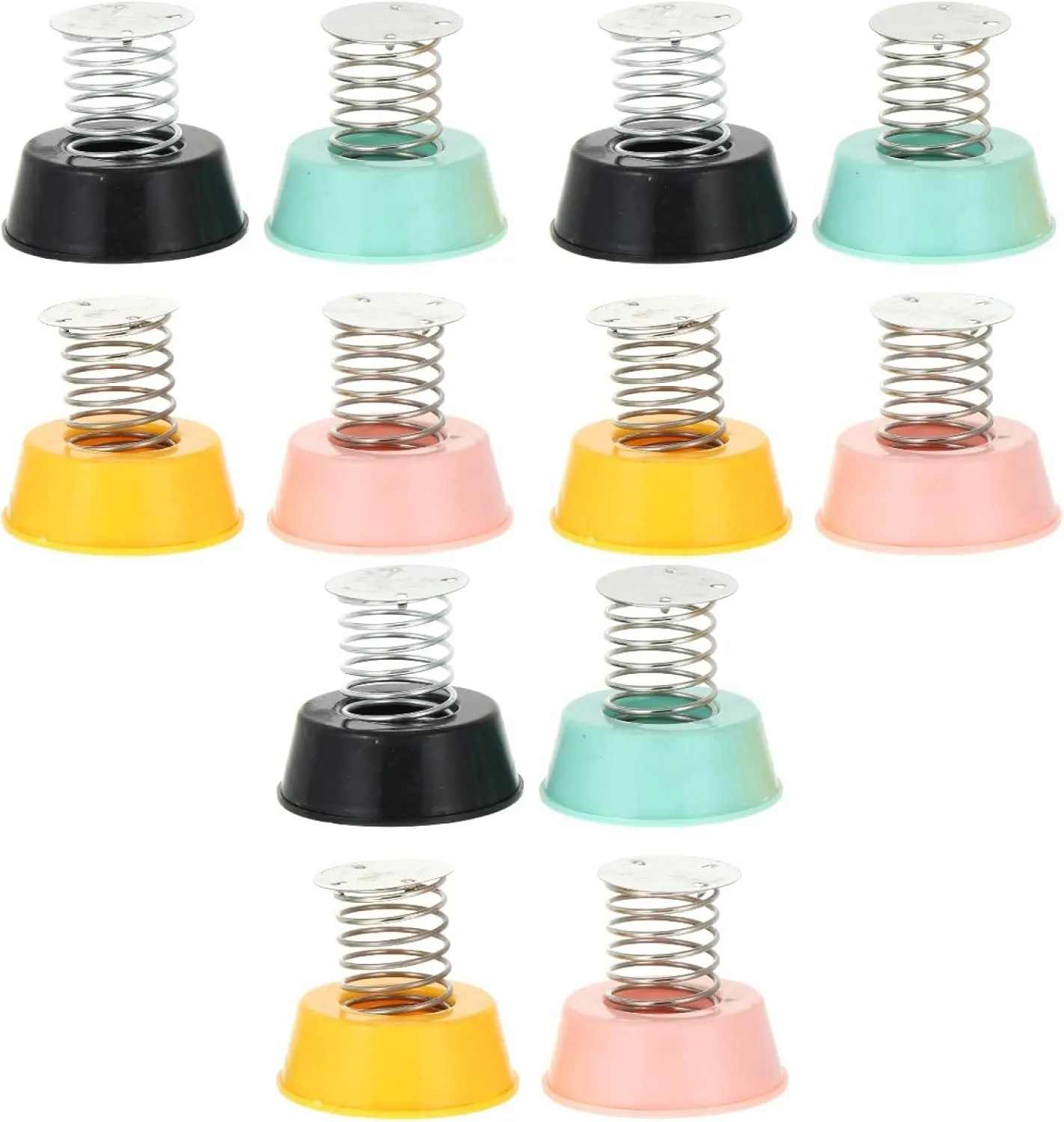 VICASKY 12 Pcs Dashboard Toy Base Car Dashboard Shake Head Doll Spring Stand Dancing Toy Spring Base Interior Accesorios for DIY Car Home Decoration