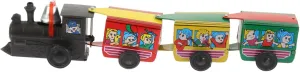Vintage Wind Up Train Interactive Cartoon Clockwork Plaything Desktop Decor for Compact and Lightweight Design Boys