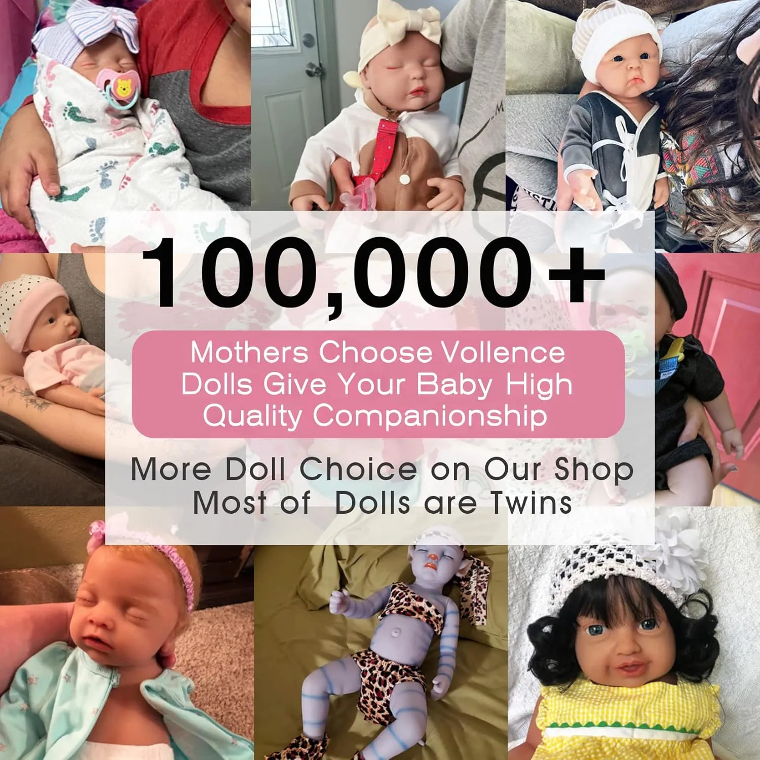 Vollence 14 inch Full Body Silicone Baby Dolls with Magnetic Mouth, Not Vinyl Dolls, Realistic Newborn Silicone Baby Dolls Gifts for Kids,Birthday Gifts Stress Relief for Adults - Girl