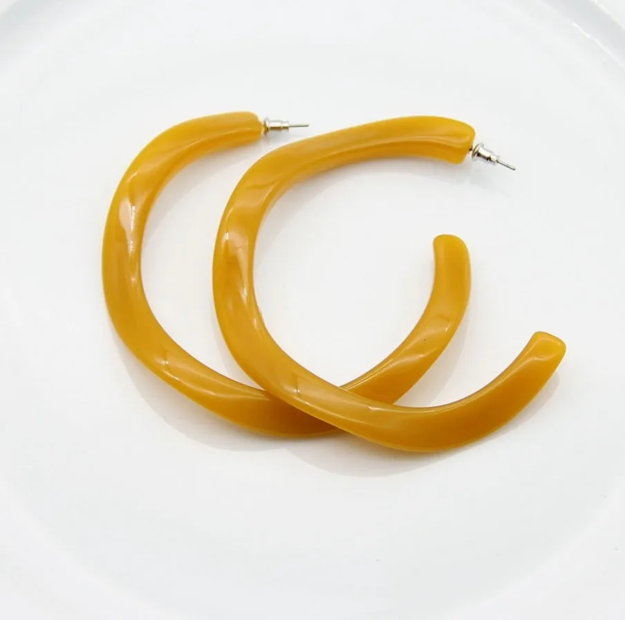 Wavy Hoop Earrings