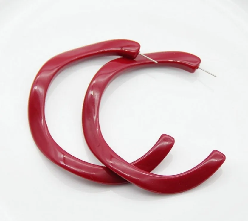 Wavy Hoop Earrings