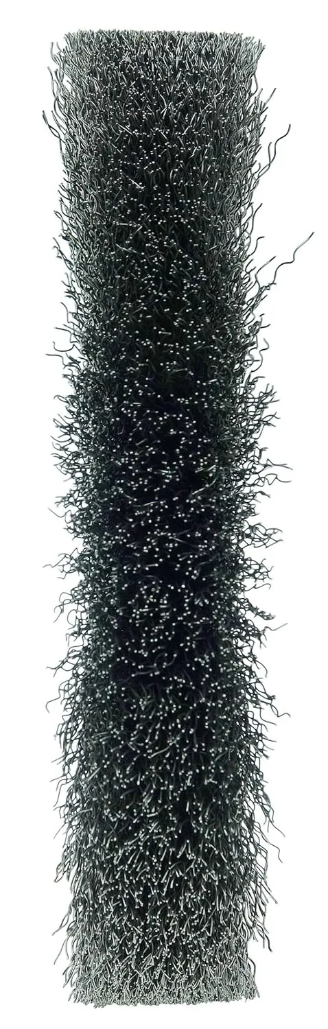 Weiler 06120 8" Medium Face Crimped Wire Wheel, .014" Steel Fill, 2" Arbor Hole, Made in the USA