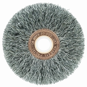 Weiler 15513 2-1/2" Crimped Wire Wheel, .0118" Steel Fill, 1/2"-3/8" Arbor Hole, Made in The USA (Pack of 10)