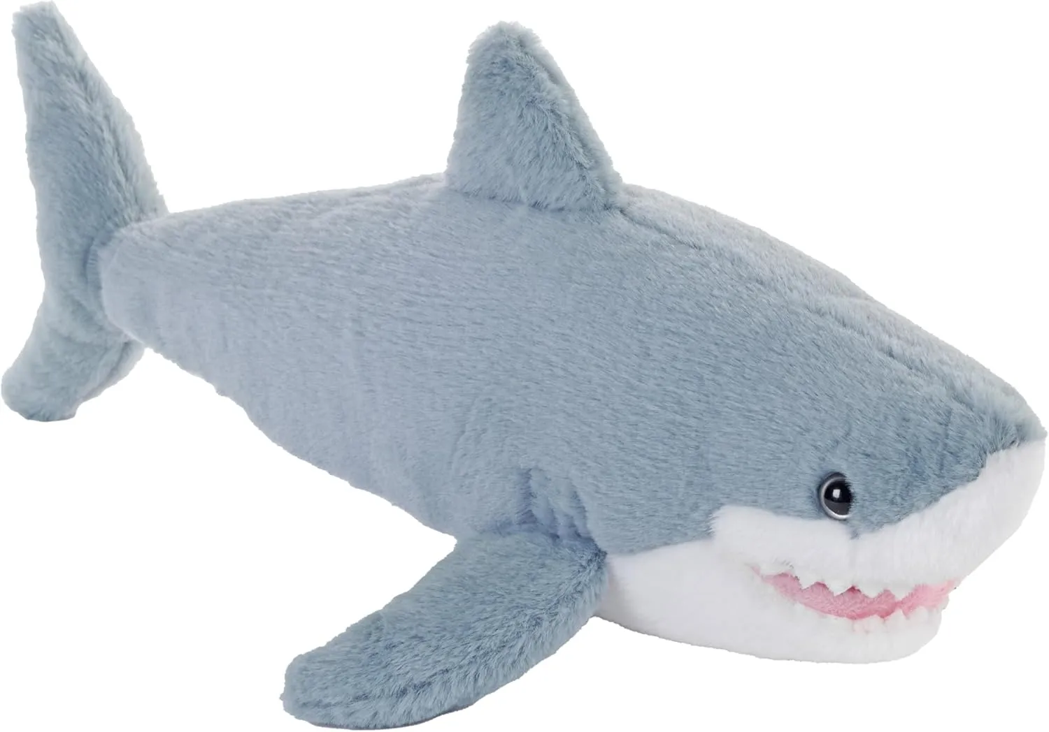 Wild Republic Earthkins Mini Shark, Stuffed Animal, 8 inch, Plush Toy, Eco-Friendly