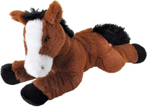 Wild Republic Ecokins, Horse, Stuffed Animal, 12 inches, Gift for Kids, Plush Toy, Made from Spun Recycled Water Bottles, Eco Friendly, Child’s Room Decor