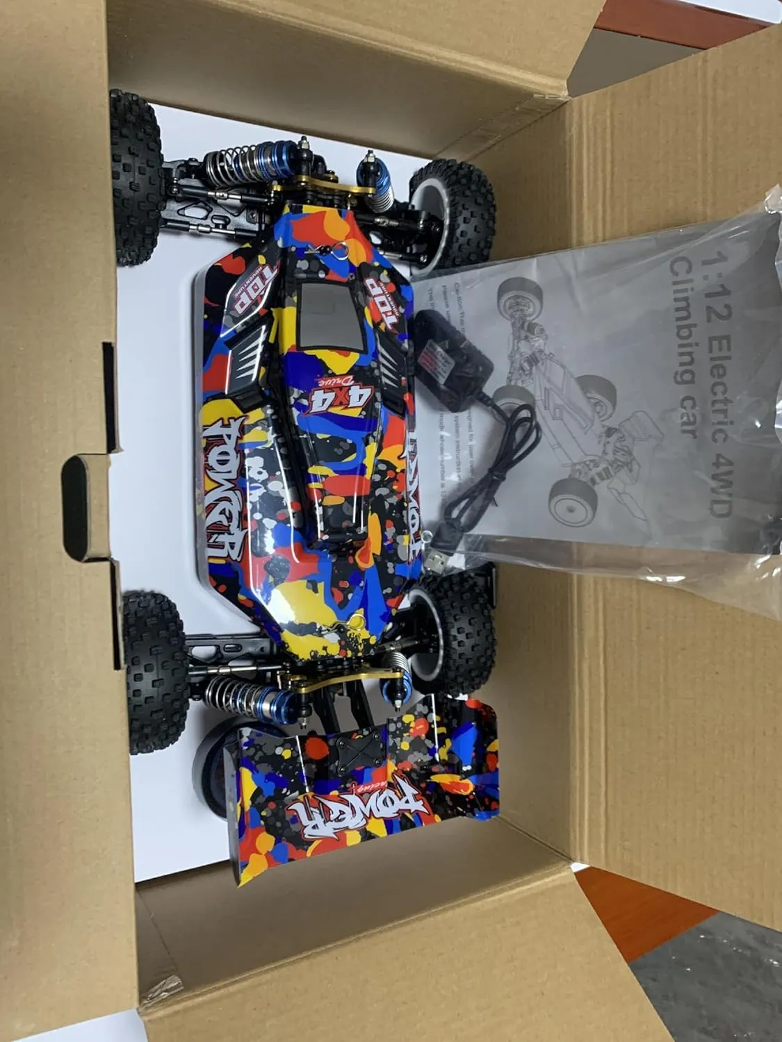 WLtoys Remote Control Car 124007 75KM/H 4WD RC Car Professional Racing Cars High Speed Drift Monster Truck Children's Toys for Boys