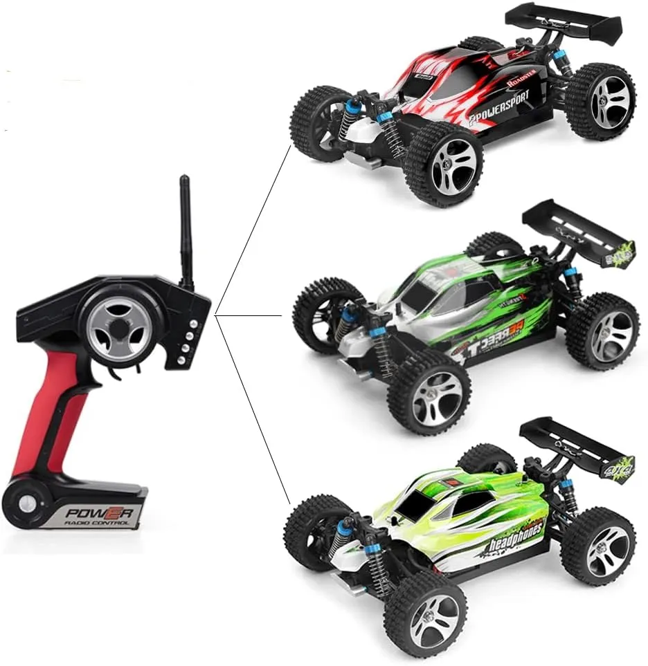 WLtoys XKS A959-B A959 959-A RC Car 1:18 2.4GHz 4WD Rally Racing Car High Speed Vehicle RC Racing Car for Kids Adults (A959 1B)