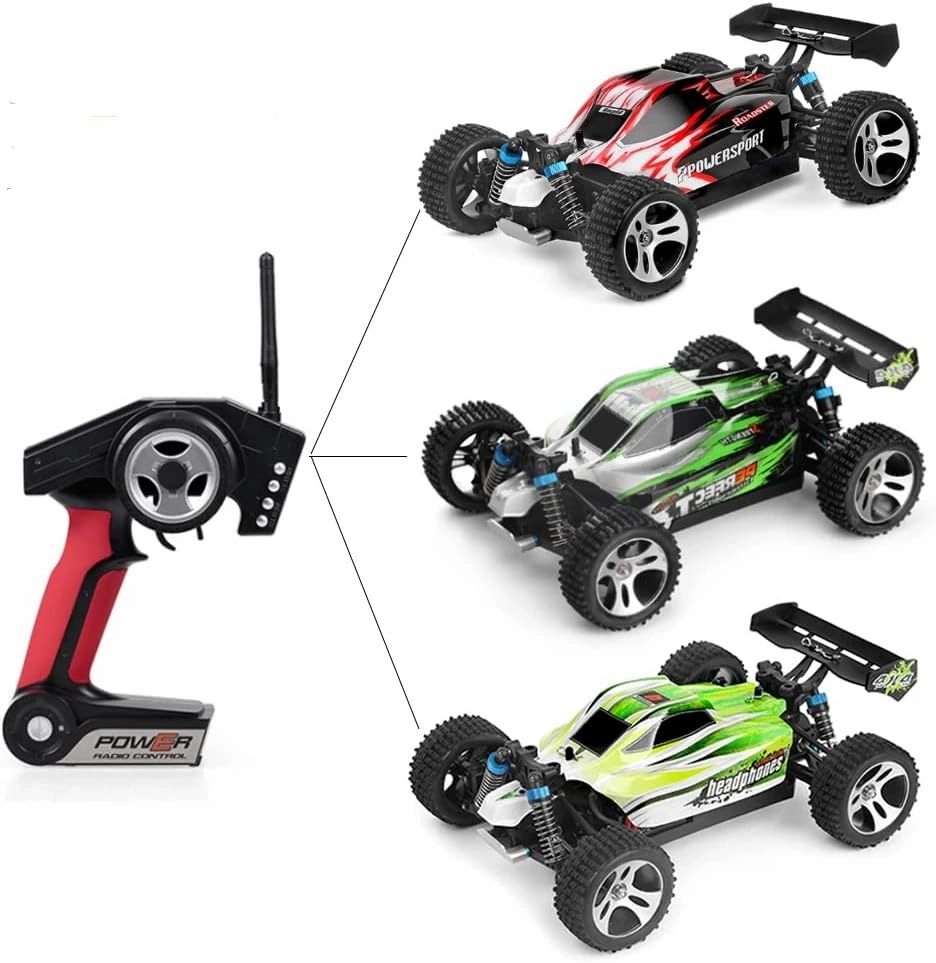 WLtoys XKS A959-B A959 959-A RC Car 1:18 2.4GHz 4WD Rally Racing Car High Speed Vehicle RC Racing Car for Kids Adults (A959 1B)