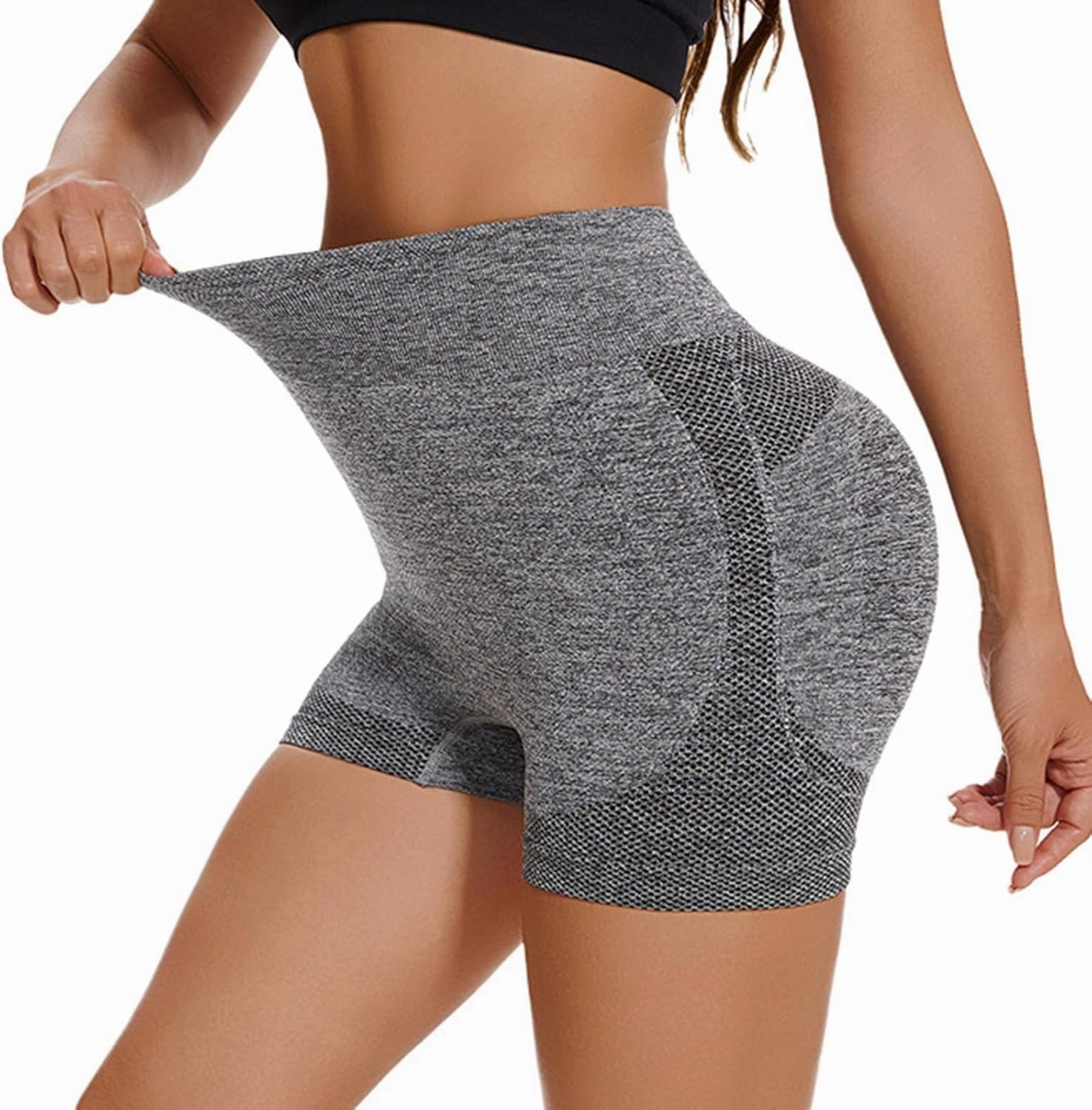 Women Workout Impact Shorts Women's Sports Skinny Hip Quarter Pants High Waisted Yoga Fitness Pants Short Pants