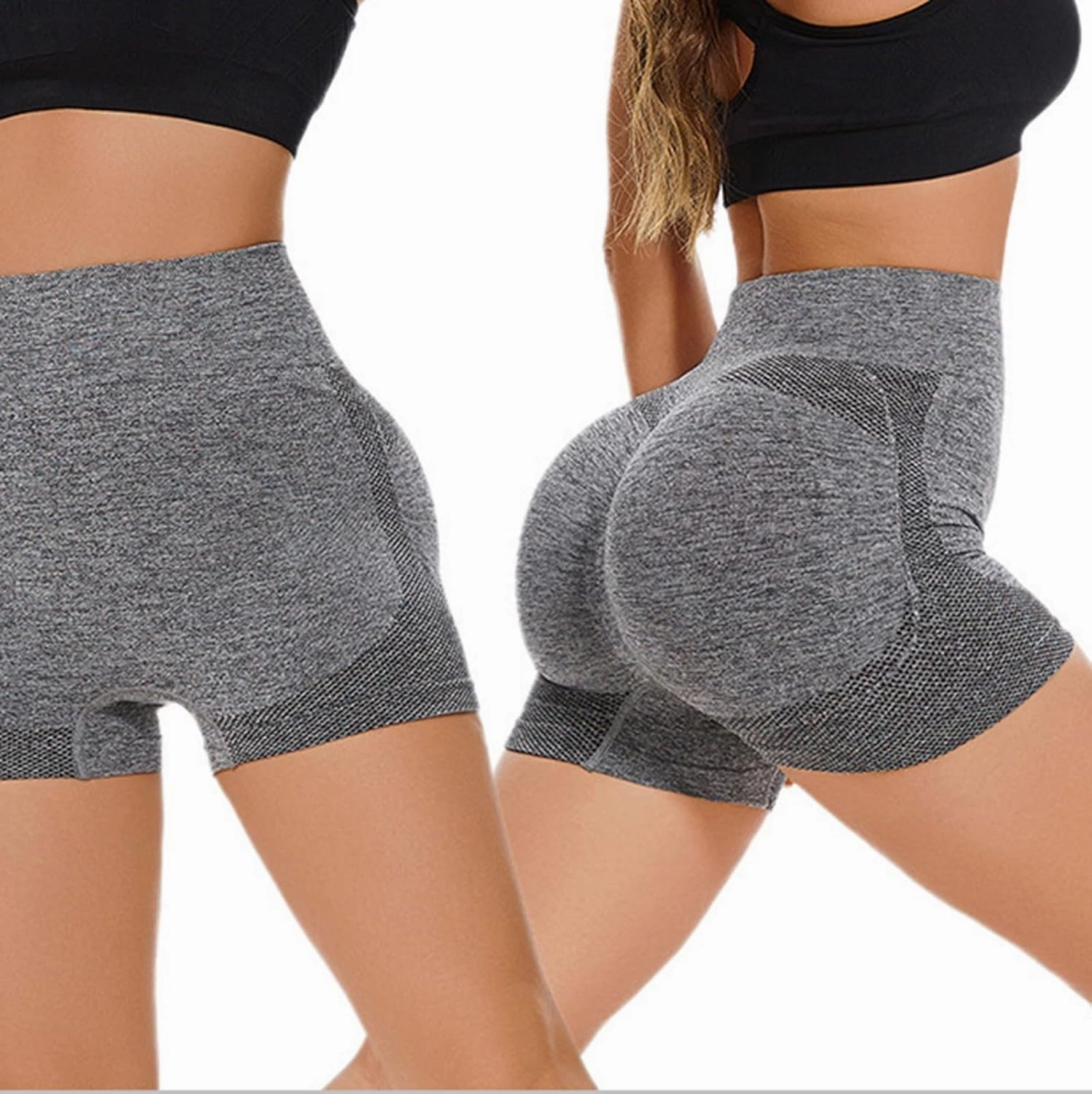 Women Workout Impact Shorts Women's Sports Skinny Hip Quarter Pants High Waisted Yoga Fitness Pants Short Pants