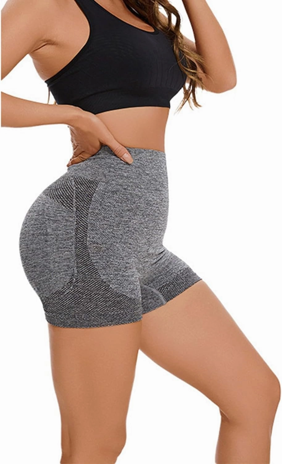Women Workout Impact Shorts Women's Sports Skinny Hip Quarter Pants High Waisted Yoga Fitness Pants Short Pants