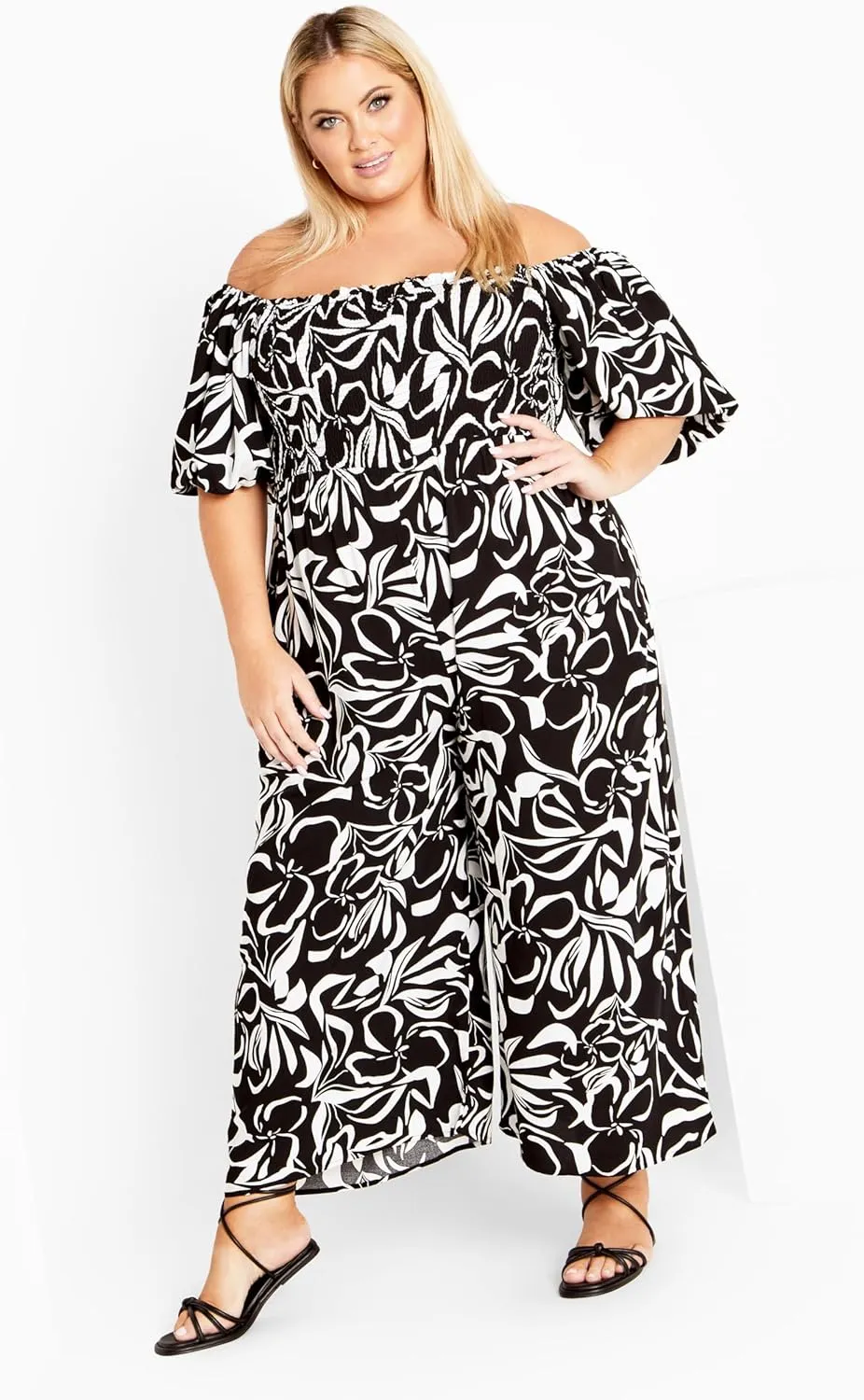Women's Plus Size Annabelle Print Jumpsuit