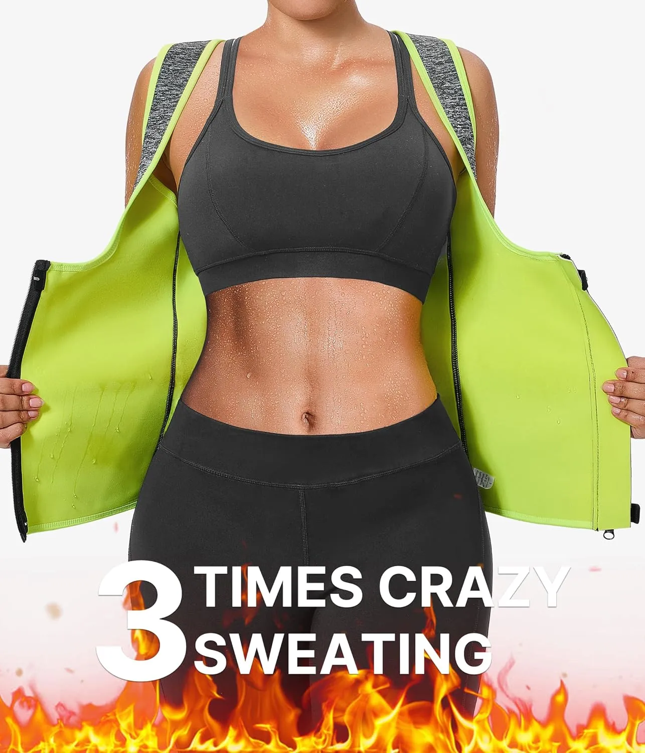 Womens' Sauna Suit Workout Sweat Body Shaper