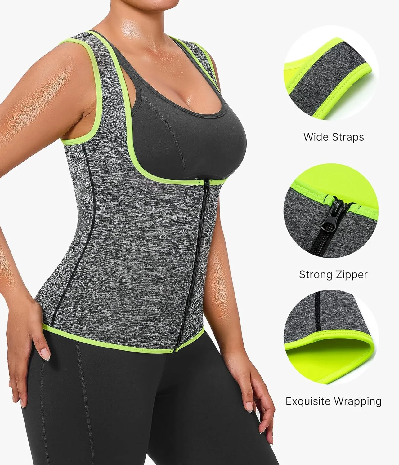 Womens' Sauna Suit Workout Sweat Body Shaper