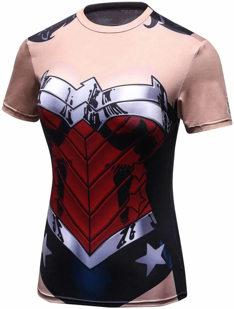 Women's Super Sercies Short-Sleeved T-Shirt Yoga Sport Shirt Fitness Short Sleeve for Women