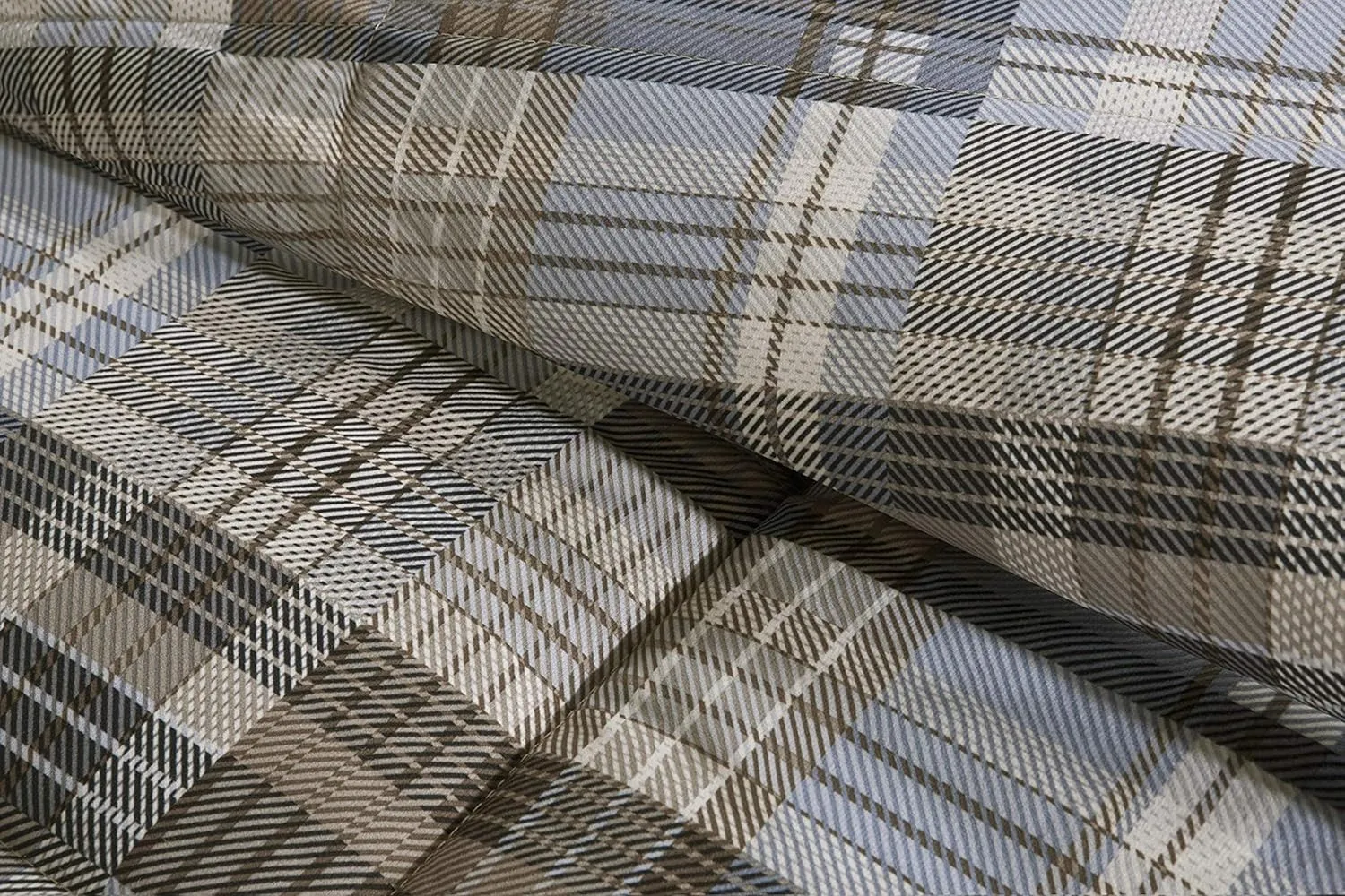 Woolrich Comforter Set, Cabin Lodge, Warm Cover for Colder Season, Modern Cottage-Inspired Down Alternative Ultra Soft Microfiber Bedding, Matching Sham, Plaid Grey/Blue King 3 Piece