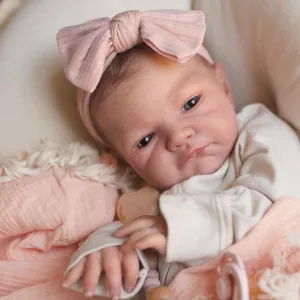 WOOROY Realistic Reborn Baby Dolls - 20 Inch Lifelike Newborn Baby Doll Girl Real Life Baby Dolls with Weighted Soft Body Gift Toy for Kids Age 3 