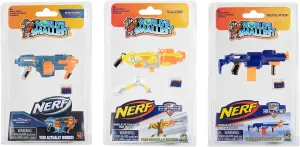 World's Smallest Nerf N-Strike Elite 2.0 Blasters Series 2 Bundle Set of 3