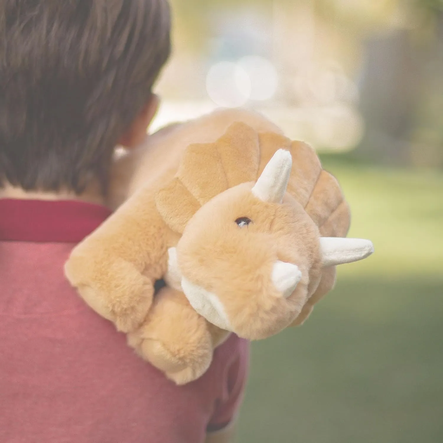 World's Softest Plush Tim Triceratops, Lushee, Large, 16" Stuffed Animal for Baby, Toddler, Kids, Adults - Triceratops Plush Toy-Adorable Toy Made from Kid-Friendly, Quality Materials
