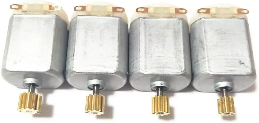 Xianglaa-Motor 1.5V-6V 0.3A 16000RPM Mini DC Motor, for DIY Toys Hobbies Smart Car Motor 130 Small Motor, Micro DC Motor, Wide Range of Applications (Speed(RPM) : Motor 12Tooth)