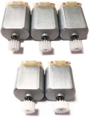 Xianglaa-Motor 1.5V-6V 0.3A 16000RPM Mini DC Motor, for DIY Toys Hobbies Smart Car Motor 130 Small Motor, Micro DC Motor, Wide Range of Applications (Speed(RPM) : Motor 12Tooth)