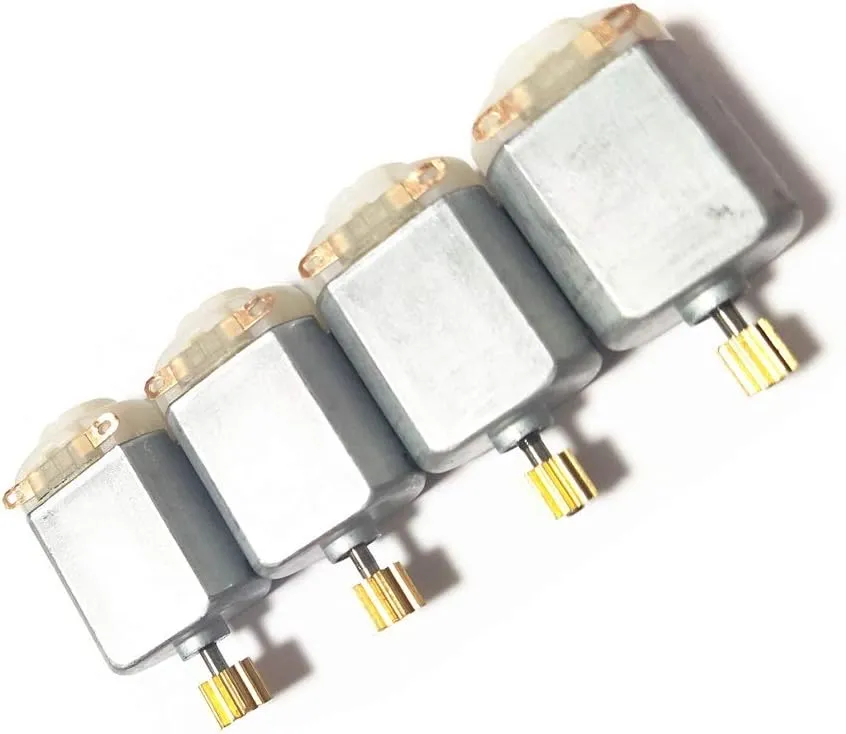 Xianglaa-Motor 1.5V-6V 0.3A 16000RPM Mini DC Motor, for DIY Toys Hobbies Smart Car Motor 130 Small Motor, Micro DC Motor, Wide Range of Applications (Speed(RPM) : Motor 12Tooth)